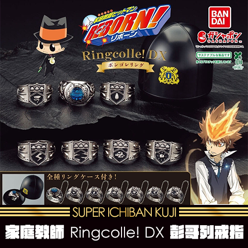 《大亂鬥》BANDAI 家庭教師 Ringcolle! DX 彭哥列戒指★無最後賞